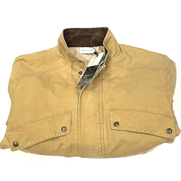 JOHN ELLIOTT Men’s Hunting Cropped Jacket Dune S Small NEW - Picture 8 of 15